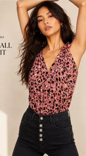 Free People Intimately Bare It All Leopard Bodysuit Rose Combo Size S NWT thumbnail 1