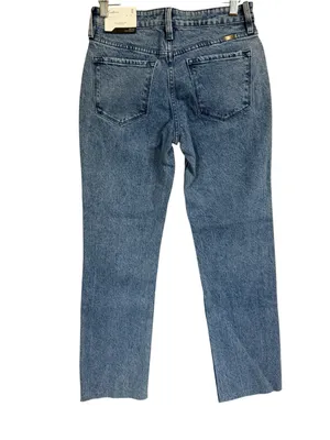 KanCan NWT Evelyn Mid Rise Slim Straight Leg Rhinestone Side Stripe Size 1/24 thumbnail 5