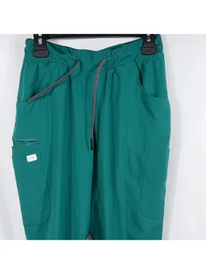 EPIC Scrubs Green Cargo Jogger Pants S/M Stretch thumbnail 2