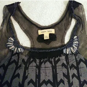 Urban Outfitters Silence & Noise Mesh Beaded Tank thumbnail 3