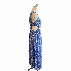 Abercrombie Fitch One Shoulder Floral Maxi Dress Size XS Coastal Bloggers Fave thumbnail 3