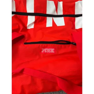 Victoria's Secret PINK Red canvas Duffel Bag Weekend Travel Gym Bag Logo thumbnail 2