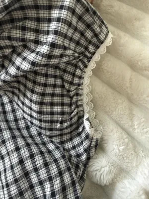 SheIn Blouse Gingham shirt thumbnail 4