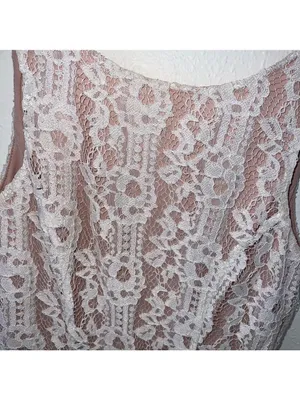 Speechless White Lace Dress With Zipper Size XS thumbnail 3