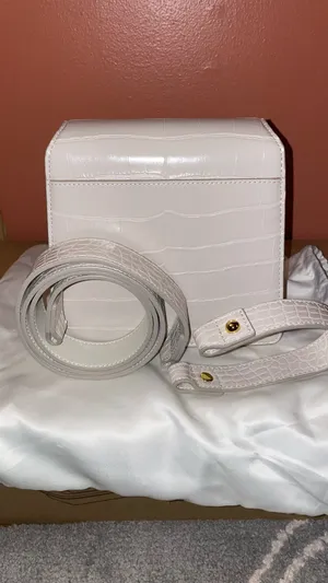 JW Pei FAE Top Handle Crossbody - Ivory Croc thumbnail 6