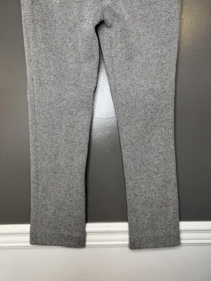 Ann Taylor Pants Womens 2 Gray Herringbone Straight Leg Tweed Dress Slacks Work thumbnail 8
