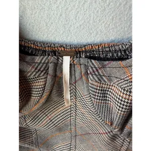 Free People Plaid Corset Crop Top XS Dark Academia Coquette‎ Bustier thumbnail 4