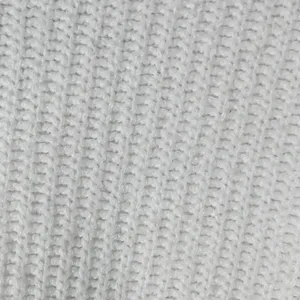 A New Day White Chunky Knit Sweater with Keyhole & Black Velvet Tie on Back thumbnail 5