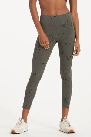 Vuori Stride Legging Women's Small Gray/Black thumbnail 1