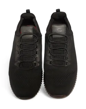 Sketchers Slip-in Running Shoes Black Wide Fit Air Cooled Memory Foam Sneakers Trainers Sz 8 thumbnail 1