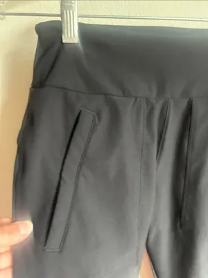 Athleta Headlands Hybrid Cargo Black Pants Size 4 thumbnail 4