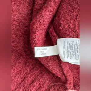 J. Crew Women’s Wool Blend Crewneck Sweater Red thumbnail 7
