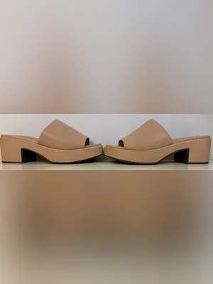 Seychelles Nude Platform Slide Clogs 8.5 thumbnail 4