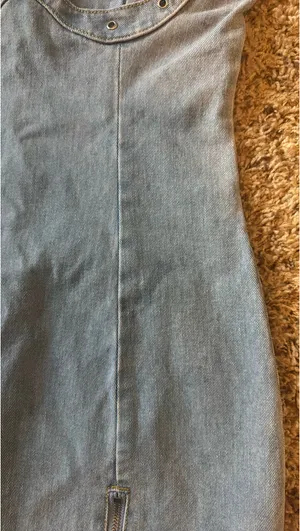 Pretty Little Thing Strapless denim dress thumbnail 4
