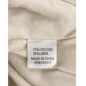 Princess Polly Beige Linen Blend Square Neck Puff Sleeve Mini Shift Dress 0 XS thumbnail 5