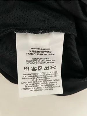 Nike Dri Fit 5” Women's Black Athletic Shorts with Swoosh Fold Over Waist Logo L thumbnail 13
