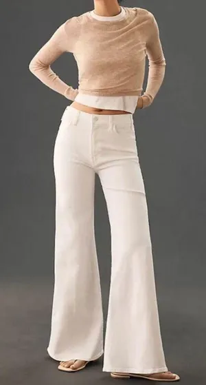 MOTHER The Hustler Roller Skimp White Jeans, Size 27 New w/Tag SOLD OUT thumbnail 11