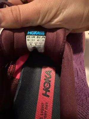 Purple Hoka Clifton 8 Running Shoes thumbnail 9