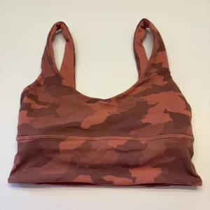 Lululemon Align Reversible Bra Womens 2 Brier‎ Rose Camo Yoga Sports Bra thumbnail 1