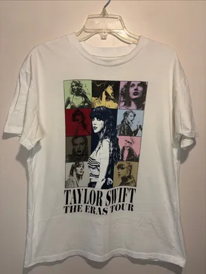 Taylor Swift The Eras Tour 2023 T-Shirt Official Merch Tour Dates Size M thumbnail 1