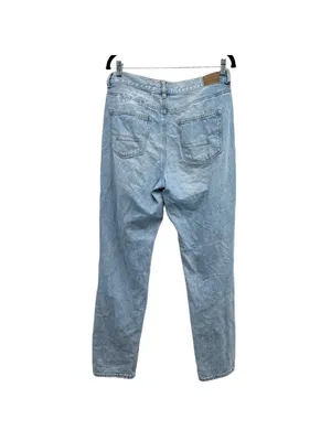 American Eagle Ripped Distressed Knee Holes Mom Jeans 8 thumbnail 4