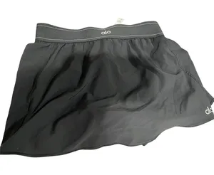 ALO Yoga Match Point Shorts Women’s Size 6 Black Running Athletic Lined thumbnail 1