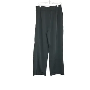 Halara Size Large Pants Black High Waisted Pleated Wide Leg Trousers Career thumbnail 6