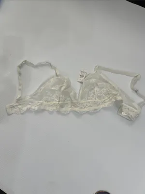 Have Lace Triangle Bralette in Ivory thumbnail 2