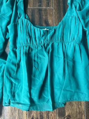 Abercrombie Sweetheart Blouse - Green thumbnail 6