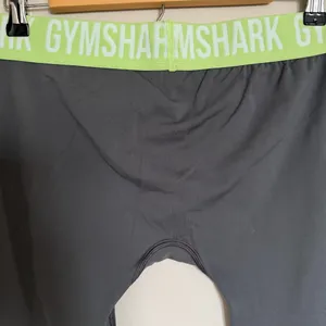 Gymshark Womens Seamless Cropped Leggings in Charcoal Gray Green Size L thumbnail 5