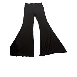 Wild Fable Mesh High Waist Flare Cover Up Pants Womens Small Black thumbnail 3