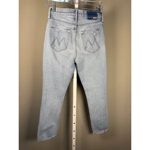Mother Dazzler Yoke Front Ankle Jeans‎ Light Wash High Rise Crop Denim thumbnail 3