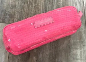 Victoria’s Secret Pink Sequin Makeup Bag thumbnail 1