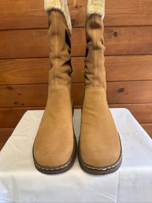 G.H. Bass & Co. mid-calf faux-fur lined suede boots Sz 11 NIB thumbnail 7