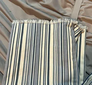 Blue & White Stripped Pants Size 4 thumbnail 2