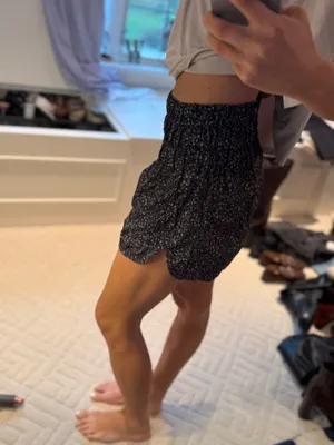 Free People Movement Printed Running Shorts Black Size XS thumbnail 3