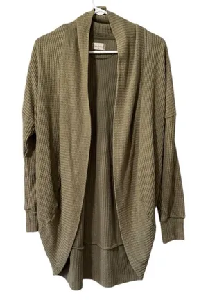 Altar'd‎ State Cardigan Sweater Open Front Women Size XS Ribbed Knit Long Sleeve thumbnail 1