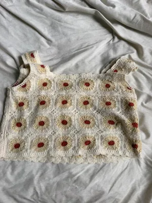 Vintage Croquet Crop Tank Top thumbnail 3