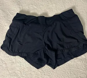 Athleta Black Women's Athletic Shorts with Built-In Liner thumbnail 1