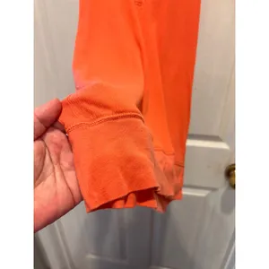 VTG Old Navy Womens Pink‎ Orange Ribbed Henley Racerback Tank Top Size Large thumbnail 4