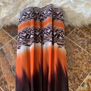 Wishes Wishes Wishes Y2K Ombre Aztec Print Braided Halter Sundress Small thumbnail 3