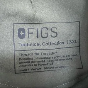 Figs Scrub Zamora Pants Jogger Pants Moss Green Plus Size 3XL Coral Drawstring thumbnail 7