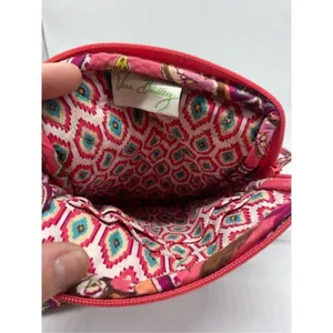 Vera Bradley pink floral and paidlsely hipster crossbody bag thumbnail 5