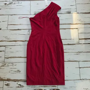 Dress The Population NWT Quinn One Shoulder Cocktail Dress Red Size Medium thumbnail 4