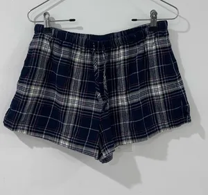 Aritzia Plaid Pajama Shorts M | Tartan Lounge Shorts | Preppy Cozy Sleepwear thumbnail 1