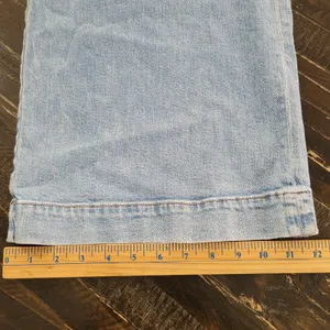American Eagle Super High Rise Light Wash Cargo Baggy Wide Leg Jeans Womens 14 thumbnail 8