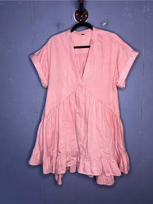 Free People Agnes Denim Dress XS thumbnail 3