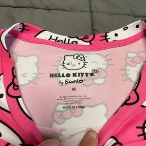 Hello Kitty Pink and White Sleepwear Top Only thumbnail 2
