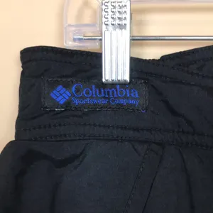 VTG Columbia Women’s Black Nylon Multi-Pocket Adjustable Waist Snow Winter Pants thumbnail 3