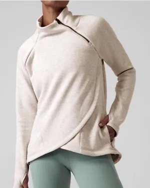 Athleta Cream Cowl Neck Sweater thumbnail 1